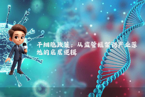 干细胞政策：从监管框架到产业落地的底层逻辑