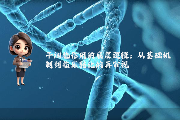干细胞作用的底层逻辑：从基础机制到临床转化的再审视