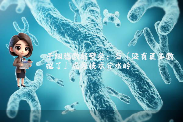 干细胞数据壁垒：当「没有更多数据了」成为技术分水岭