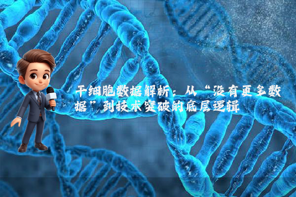干细胞数据解析：从“没有更多数据”到技术突破的底层逻辑