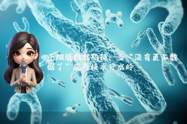 干细胞数据瓶颈：当“没有更多数据了”成为技术分水岭