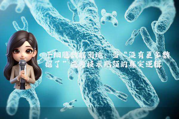 干细胞数据困境：当“没有更多数据了”成为技术瓶颈的真实逻辑
