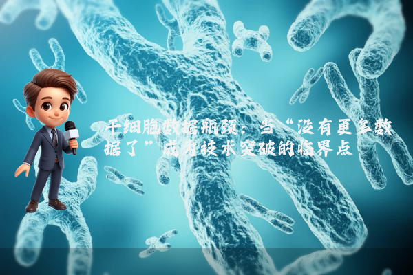 干细胞数据瓶颈：当“没有更多数据了”成为技术突破的临界点