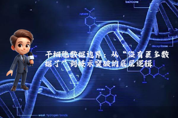 干细胞数据边界：从“没有更多数据了”到技术突破的底层逻辑