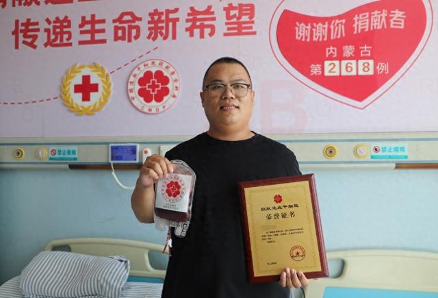 造血干细胞捐献者刘先生。郭慧敏 摄
