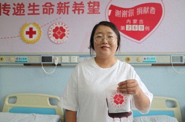 造血干细胞捐献者曹女士。郭慧敏 摄